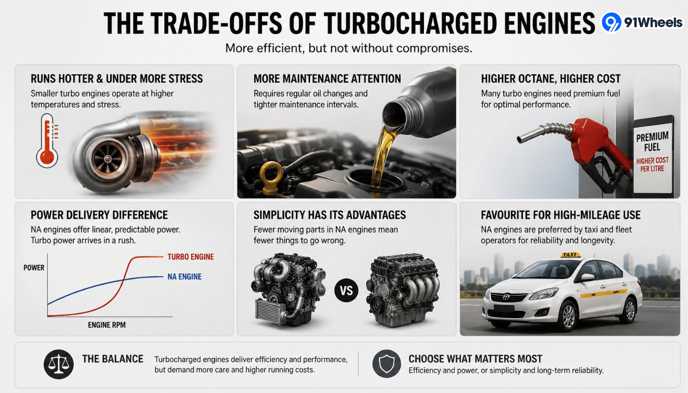 Trade-offs of Turbo engines